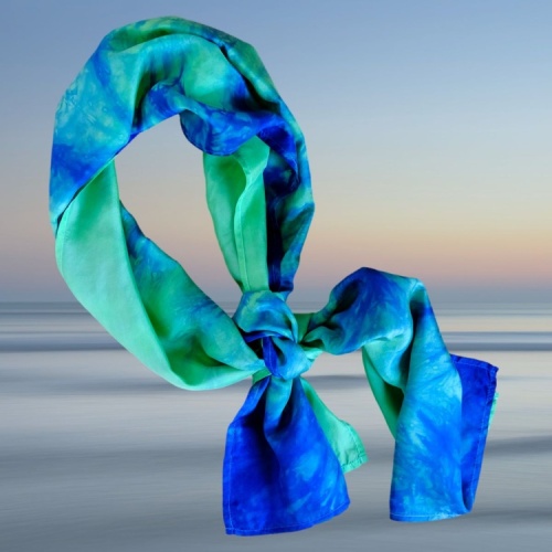 JagBag Large Silk Beach Wrap - Paua